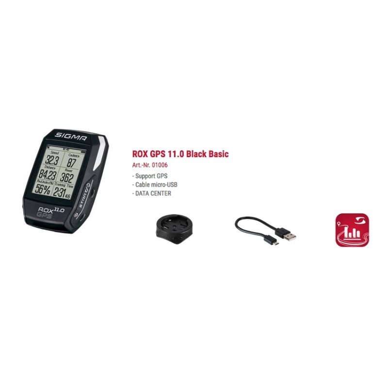 compteur Sigma Rox 11.0 GPS Basic noir 