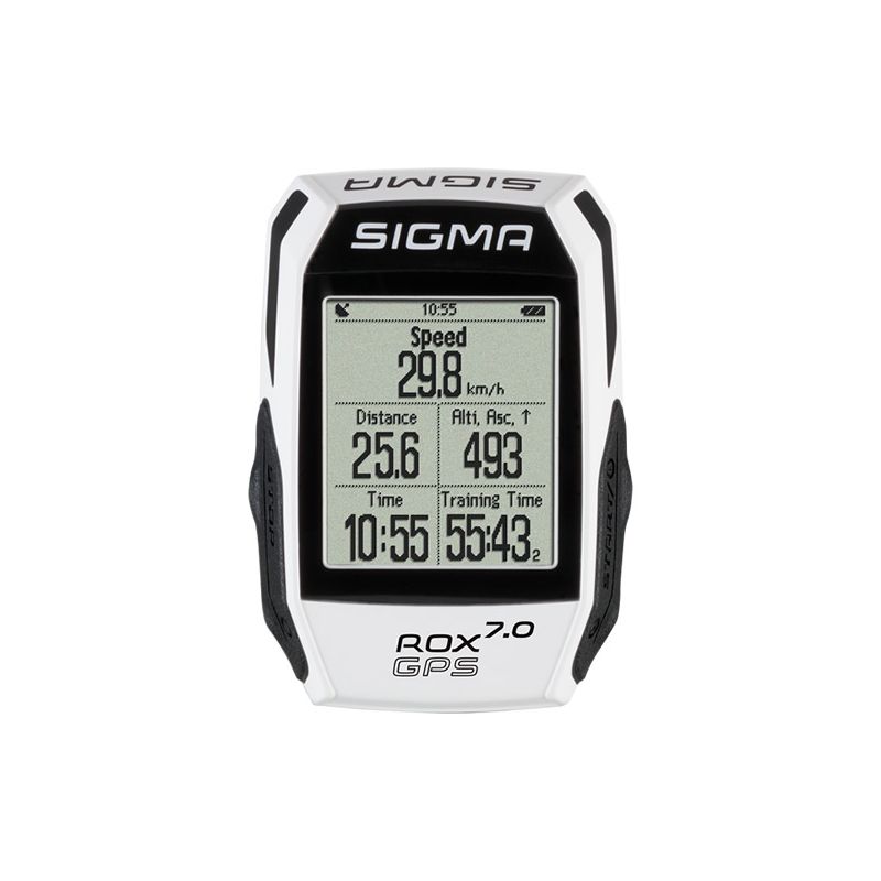 compteur Sigma Rox 7.0 GPS blanc 